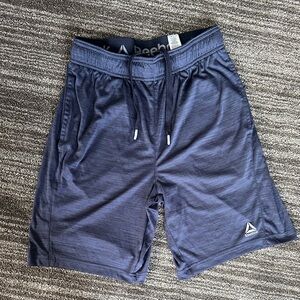Reebok Men's Dark Blue Athletic Shorts